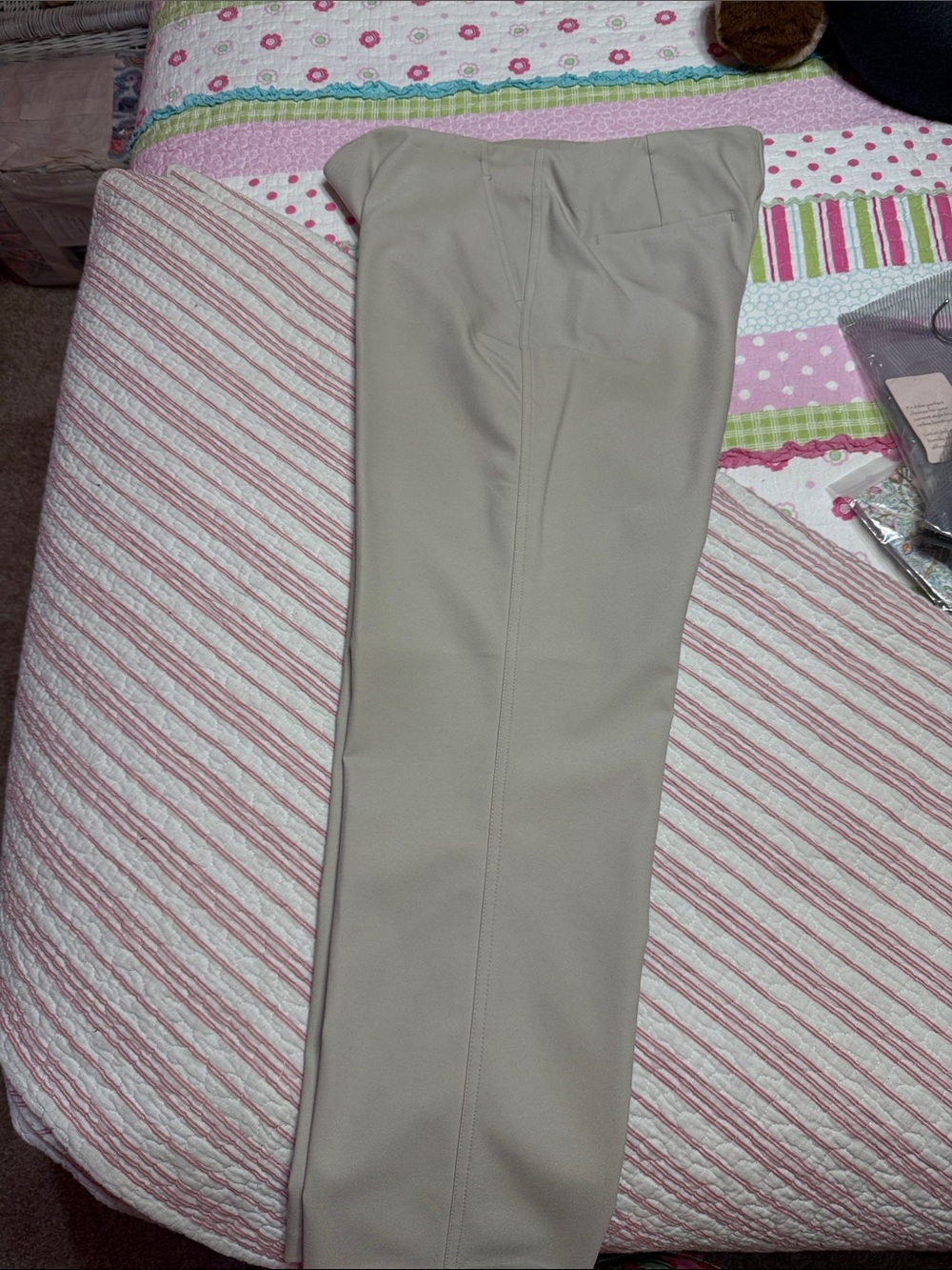 Rachel Zoe Straight-Leg Pants in Light Taupe
